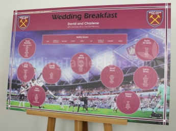 West Ham Wedding Table Plan